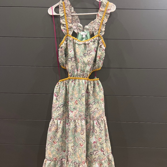 Current Air Dresses & Skirts - Botanical Cutout Detail Dress